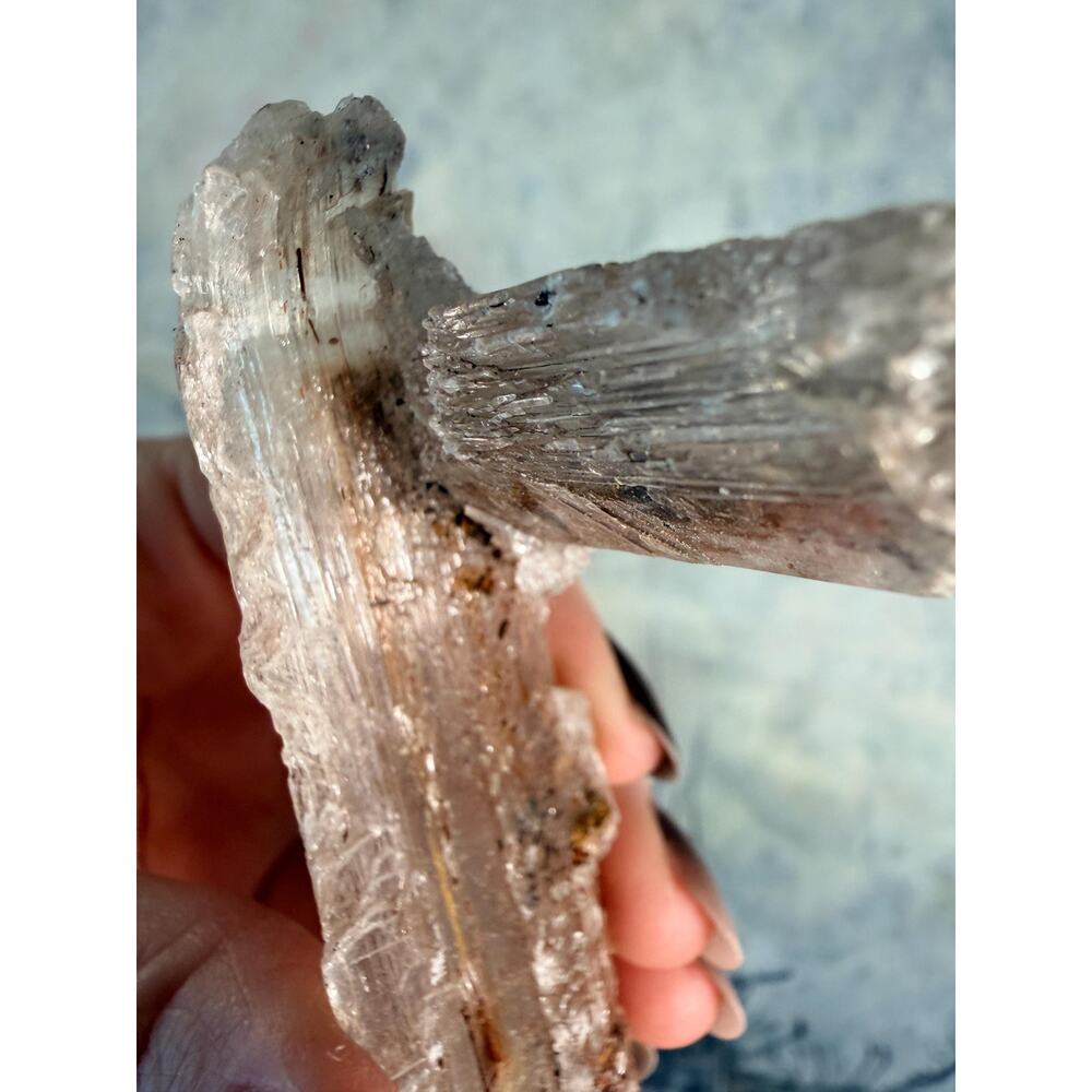 Naica Selenite with Inclusions Mexico – Purification & Grounding Crystal - Picture 4 of 10